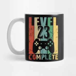 Vintage 23th Wedding Anniversary Level 23 Complete Video Gamer Birthday Gift Ideas Mug